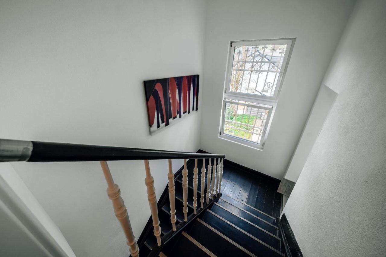 באד אמס Bismarck Apt Mit Schoenem Balkon מראה חיצוני תמונה