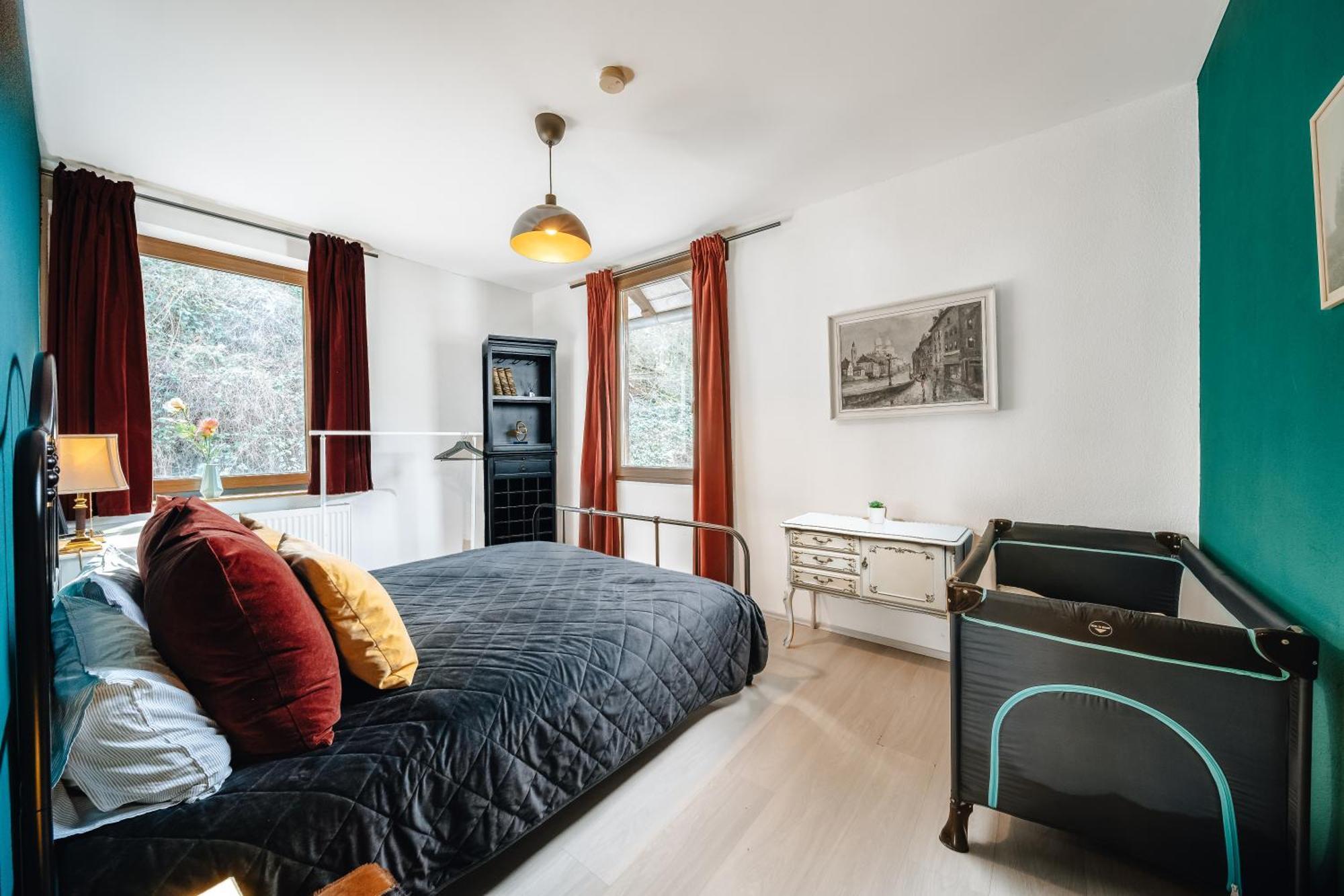 באד אמס Bismarck Apt Mit Schoenem Balkon מראה חיצוני תמונה